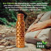 950mL Copper Bottle - Pounded Drops Design - Image 3