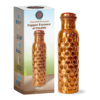 950mL Copper Bottle - Pounded Drops Design - Image 2