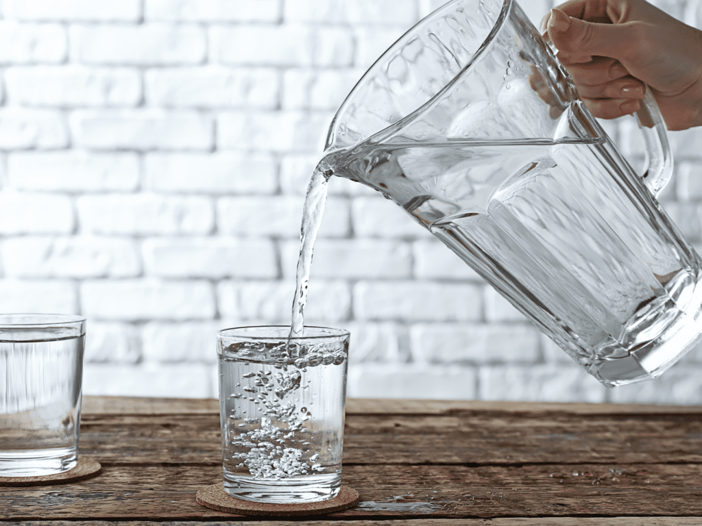 Alkaline mineral water