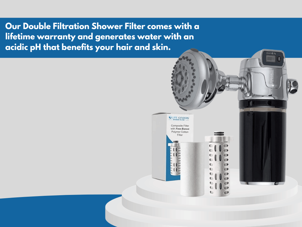 Double Filtration Shower Filter with Shower Head