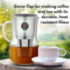 Borosilicate Glass Pitcher of Life Alkaline Water Purifier with Food-Grade Stainless Steel Infuser - Image 5