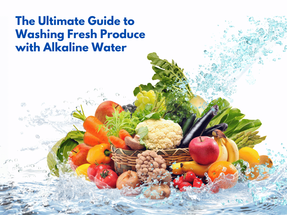 Washing Fresh Produce with Alkaline Water